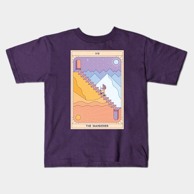 The Wanderer Kids T-Shirt by Thepapercrane